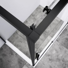 Душевой уголок 130х90 см Vincea Slim-N VSR-4SN9013CLB прозрачное