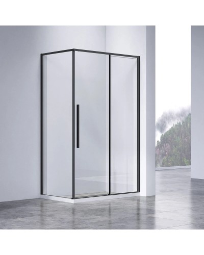 Душевой уголок 130х90 см Vincea Slim-N VSR-4SN9013CLB прозрачное