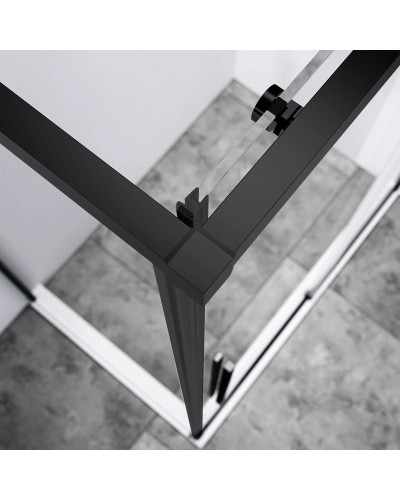 Душевой уголок 140х80 см Vincea Slim-N VSR-4SN8014CLB прозрачное