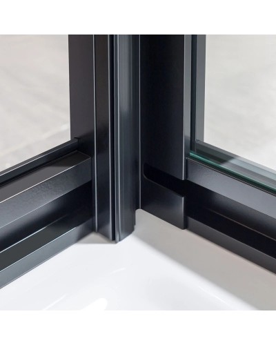 Душевой уголок 90х90 см Vincea Stile VSS-2ST9090CLB-L прозрачное