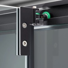 Душевой уголок 90х90 см Vincea Stile VSS-2ST9090CLB-L прозрачное