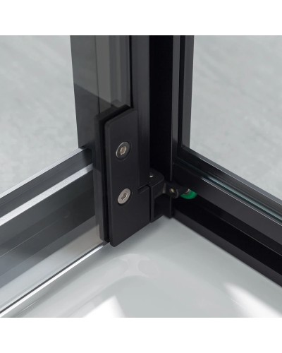 Душевой уголок 90х90 см Vincea Stile VSS-2ST9090CLB-L прозрачное