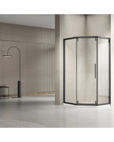 Душевой уголок 100х100 см Vincea Show VSP1-4SH100CLB прозрачное
