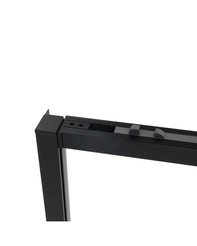 Душевой уголок 100x80 см Vincea Slim Soft VSR-1SS8010CLB прозрачное