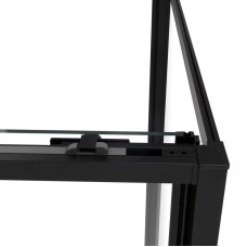 Душевой уголок 100x90 см Vincea Slim Soft VSR-1SS9010CLB прозрачное