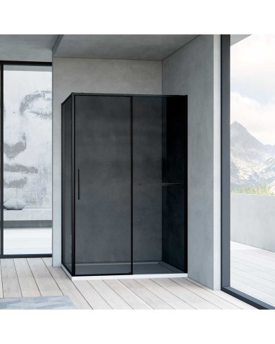 Душевой уголок 120х90 см Vincea Slim Soft VSR-1SS9012CGB тонированное