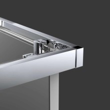 Душевой уголок 100х100 см Vincea Alpha VSS-3AL100CLB прозрачное