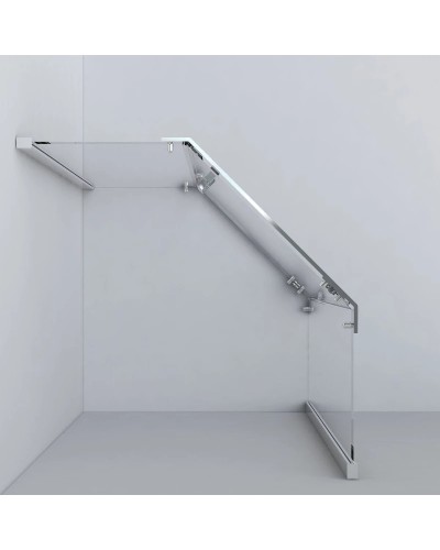 Душевой уголок 90х90 см Vincea Stresa VSP-1S900CLGM прозрачное