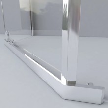 Душевой уголок 90х90 см Vincea Stresa VSP-1S900CLGM прозрачное