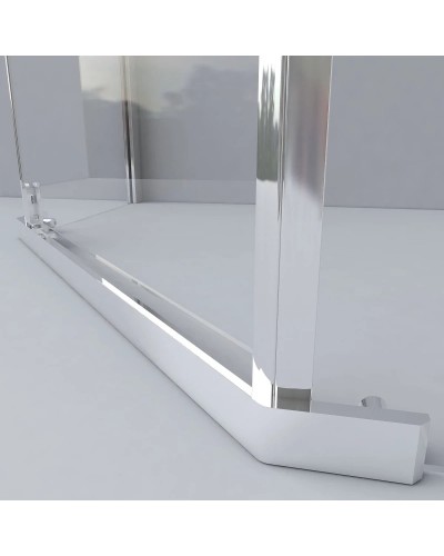 Душевой уголок 90х90 см Vincea Stresa VSP-1S900CLGM прозрачное