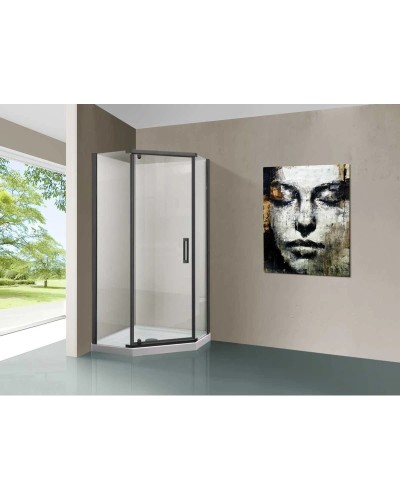 Душевой уголок 100х100 см Vincea Stresa VSP-1S100CLGM прозрачное