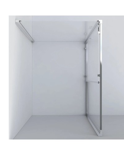 Душевой уголок 120х90 см Vincea Garda VSR-1G9012CLGM прозрачное