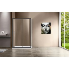 Душевой уголок 130х90 см Vincea Garda VSR-1G9013CLGM прозрачное