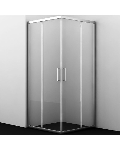 Душевой уголок WasserKRAFT Main 100x100 41S19 профиль Хром стекло прозрачное