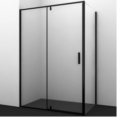 Душевой уголок WasserKRAFT Elbe 120х90 74P07 профиль Черный матовый стекло прозрачное