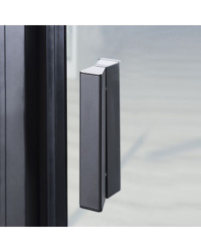 Душевой уголок WasserKRAFT Elbe 120х90 74P07 профиль Черный матовый стекло прозрачное