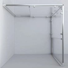 Душевой уголок 110х90 см Vincea Garda VSS-1G9011CGB тонированное