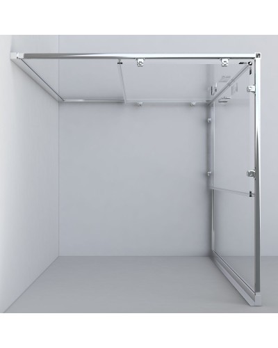 Душевой уголок 120х90 см Vincea Garda VSS-1G9012CGB тонированное