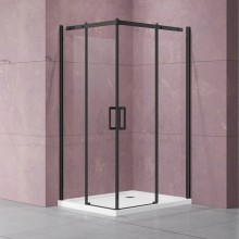 Душевой уголок 100х100 см Vincea Dice VSS-4D100CLB прозрачное