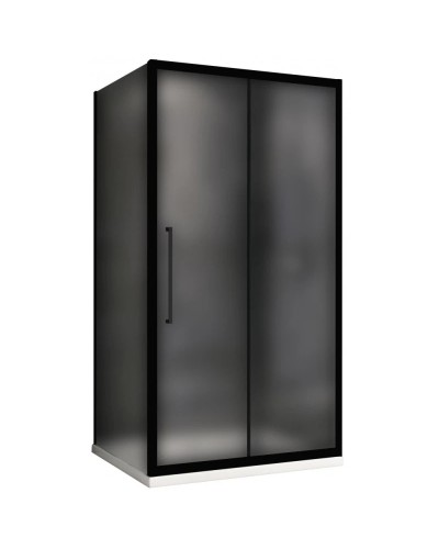 Душевой уголок 100х70 см Abber Schwarzer Diamant AG30100BMH-S70BM матовое