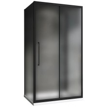 Душевой уголок 100х70 см Abber Schwarzer Diamant AG30100BMH-S70BM-S70BM матовое