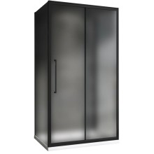 Душевой уголок 100х90 см Abber Schwarzer Diamant AG30100BMH-S90BM-S90BM матовое