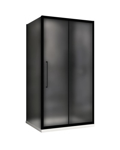 Душевой уголок 110х100 см Abber Schwarzer Diamant AG30110BMH-S100BM матовое