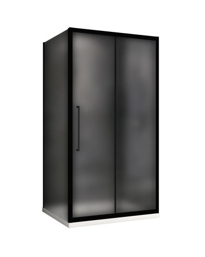 Душевой уголок 110х70 см Abber Schwarzer Diamant AG30110BMH-S70BM матовое