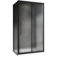 Душевой уголок 110х70 см Abber Schwarzer Diamant AG30110BMH-S70BM-S70BM матовое