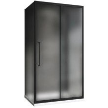 Душевой уголок 120х100 см Abber Schwarzer Diamant AG30120BMH-S100BM-S100BM матовое