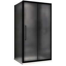 Душевой уголок 120х90 см Abber Schwarzer Diamant AG30120BMH-S90BM матовое