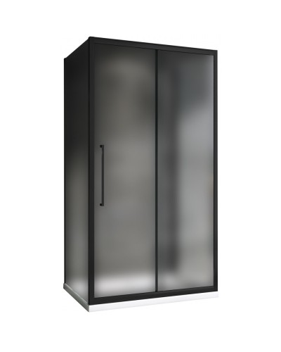 Душевой уголок 120х90 см Abber Schwarzer Diamant AG30120BMH-S90BM-S90BM матовое