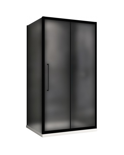 Душевой уголок 130х100 см Abber Schwarzer Diamant AG30130BMH-S100BM матовое