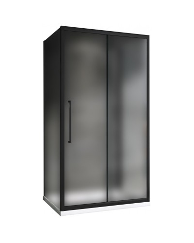 Душевой уголок 130х100 см Abber Schwarzer Diamant AG30130BMH-S100BM-S100BM матовое