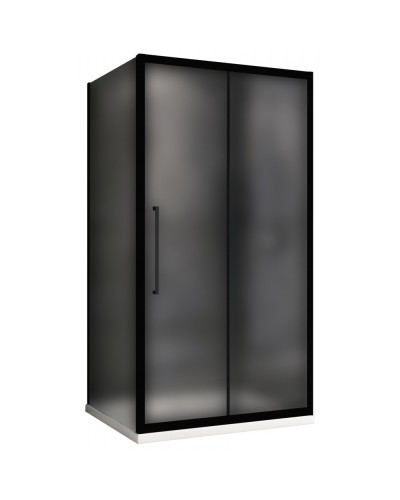 Душевой уголок 130х70 см Abber Schwarzer Diamant AG30130BMH-S70BM матовое