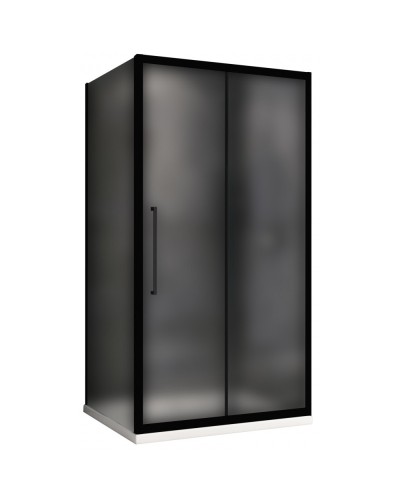 Душевой уголок 130х90 см Abber Schwarzer Diamant AG30130BMH-S90BM матовое