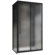 Душевой уголок 130х90 см Abber Schwarzer Diamant AG30130BMH-S90BM-S90BM матовое