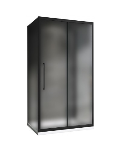 Душевой уголок 130х90 см Abber Schwarzer Diamant AG30130BMH-S90BM-S90BM матовое