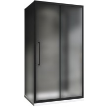 Душевой уголок 140х100 см Abber Schwarzer Diamant AG30140BMH-S100BM-S100BM матовое