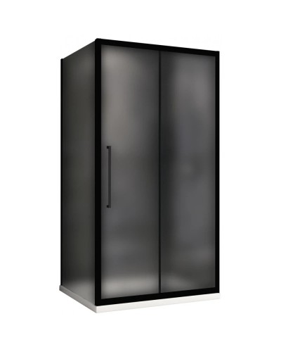 Душевой уголок 140х90 см Abber Schwarzer Diamant AG30140BMH-S90BM матовое