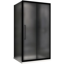 Душевой уголок 120х70 см Abber Schwarzer Diamant AG30120BMH-S70BM матовое