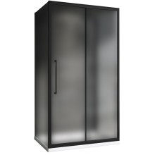 Душевой уголок 140х90 см Abber Schwarzer Diamant AG30140BMH-S90BM-S90BM матовое