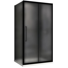 Душевой уголок 150х100 см Abber Schwarzer Diamant AG30150BMH-S100BM матовое