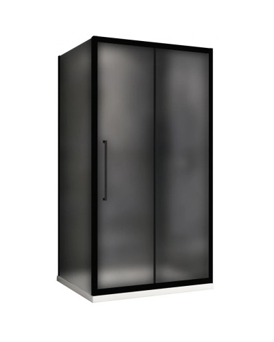 Душевой уголок 150х100 см Abber Schwarzer Diamant AG30150BMH-S100BM матовое