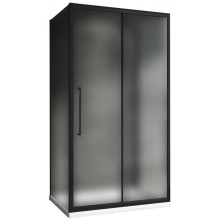 Душевой уголок 150х100 см Abber Schwarzer Diamant AG30150BMH-S100BM-S100BM матовое