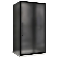 Душевой уголок 150х70 см Abber Schwarzer Diamant AG30150BMH-S70BM матовое