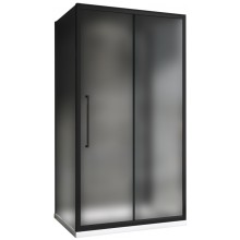 Душевой уголок 150х70 см Abber Schwarzer Diamant AG30150BMH-S70BM-S70BM матовое