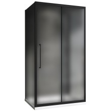 Душевой уголок 150х90 см Abber Schwarzer Diamant AG30150BMH-S90BM-S90BM матовое