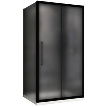 Душевой уголок 160х100 см Abber Schwarzer Diamant AG30160BMH-S100BM матовое