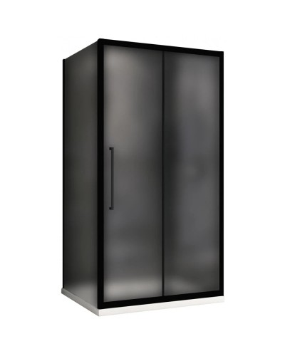 Душевой уголок 160х70 см Abber Schwarzer Diamant AG30160BMH-S70BM матовое